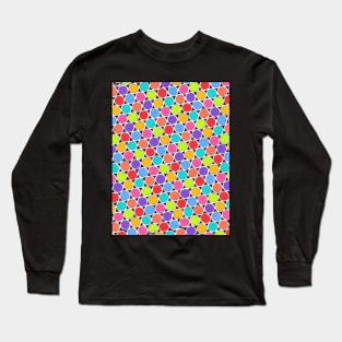 Colorful Dots Maze Long Sleeve T-Shirt